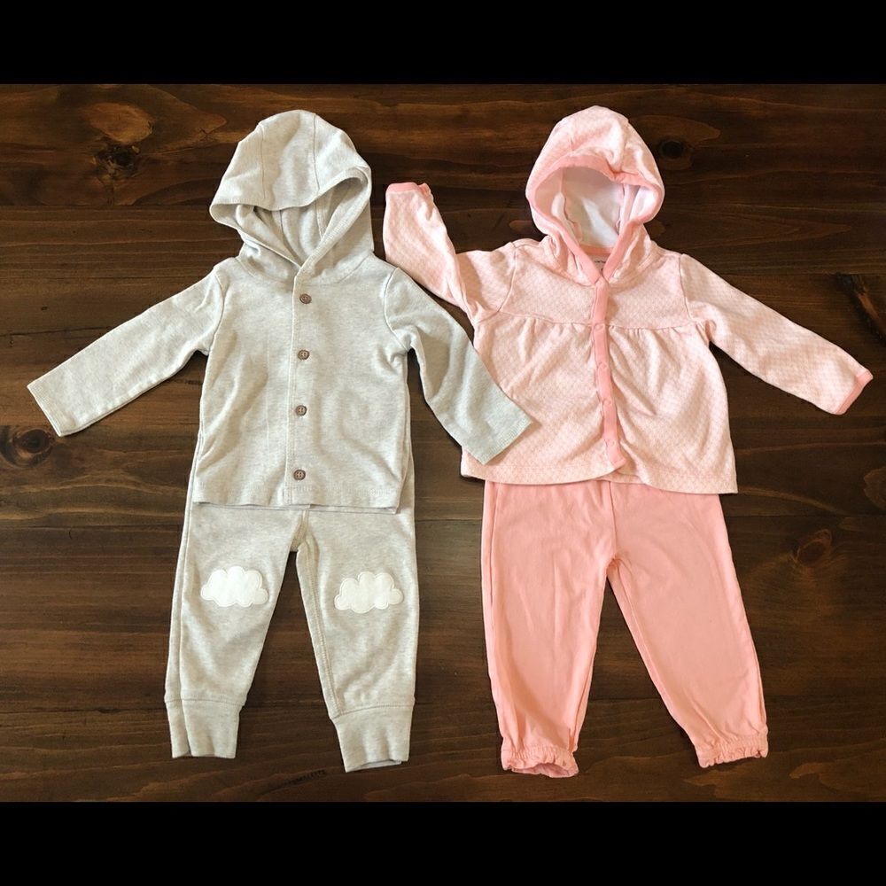 Carters Joggers Hoodie Outfits set
